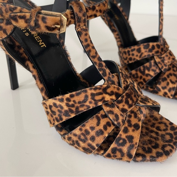 NEW AUTHENTIC SAINT LAURENT TRIBUTE SANDALS - Picture 10 of 16